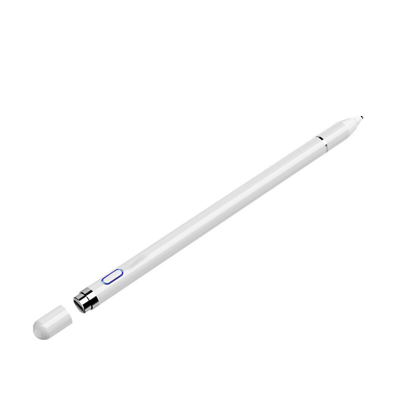 Universal stylus pekpenna ritplatta ipad pennor kapacitiv skärm för surfplattor apple ipad penna smart penna tillbehör: Vit