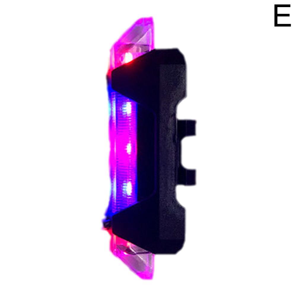 Cycling Tail Lights Rechargeable Bicycle Tail Lights Night Bike Mountain Lights Highway Safety Warning Back Bicycle Taillights: light yellow