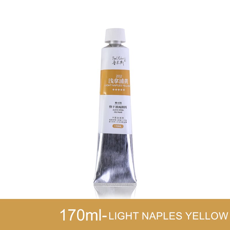 Officiële Paul Rubens Professionele Olieverf Alkyd Serie Snel Droog 170Ml Olie Canvas Pigment Voor Beginner Art Supplies: 202