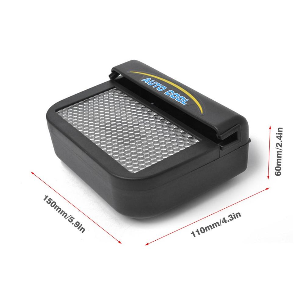 Onever Solar Sun Power Mini Air Conditioner For Car Car Window Auto Air Vent Cool Fan Portable Car Air Conditioner Ventilation