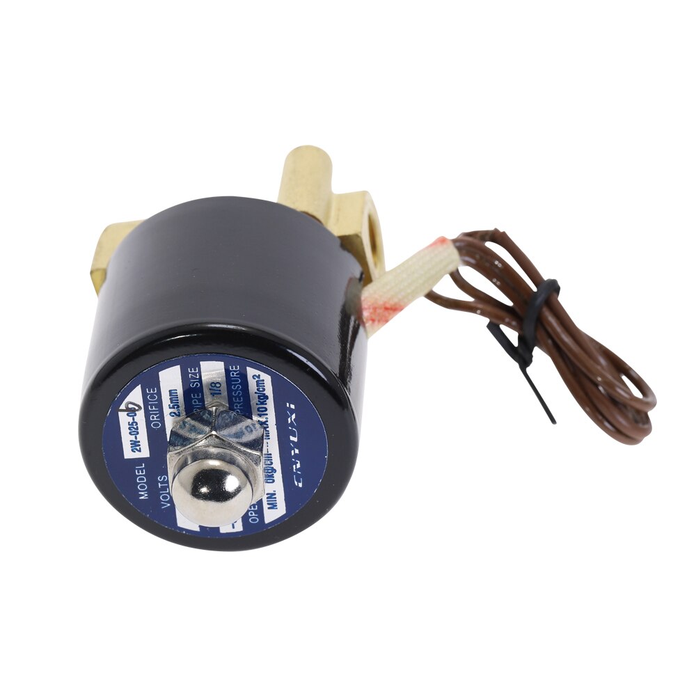 Messing 3/4 '' DN20 DC 24V magneetklep Direct Action Water Lucht Gas Normaal gesloten vervangende klep