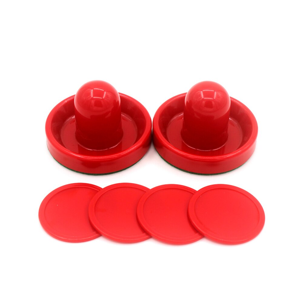 Air Hockey Accessories 60mm Batter Table Ice Hockey Table Accessories Set Adult Table Game Entertaining Air Hockey Putters Pucks