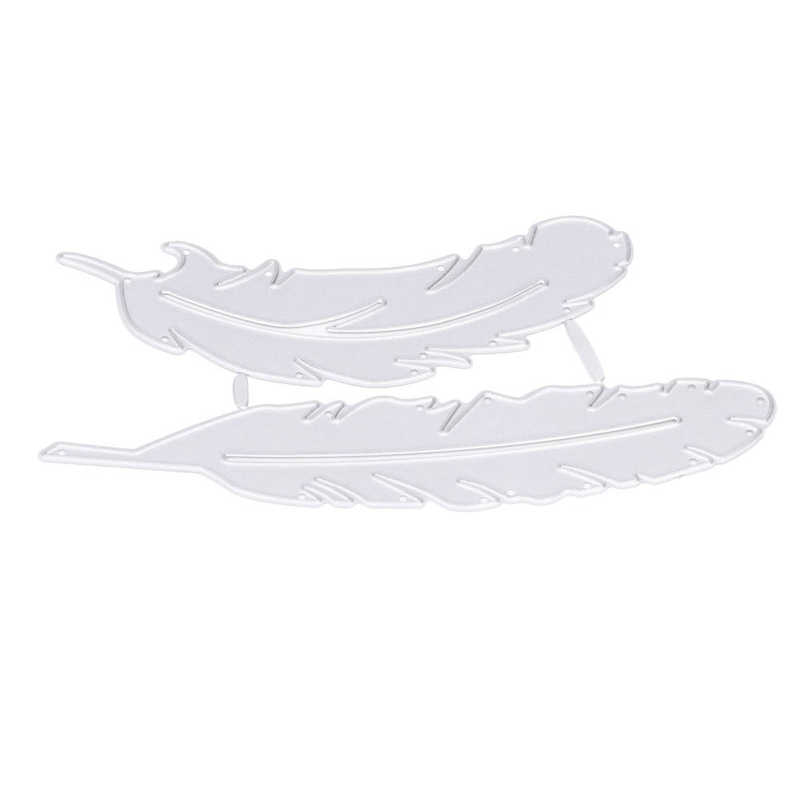 Die Cuts Embossing Cutting Die Feather Shape Practical for Scrapbook for Card Making for Photo Album