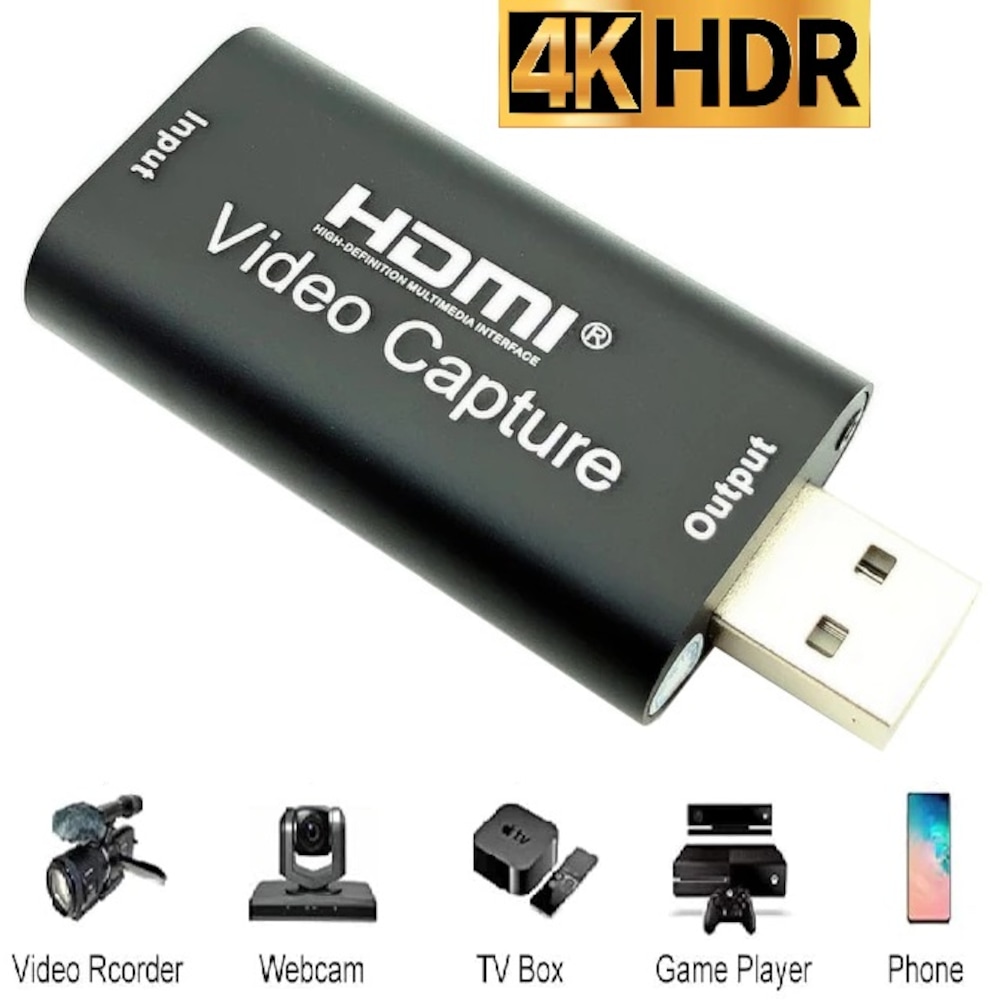 Usb Hdmi Hd Video Capture Card 4751a 4K Xbox PS4 Converter Aktaric