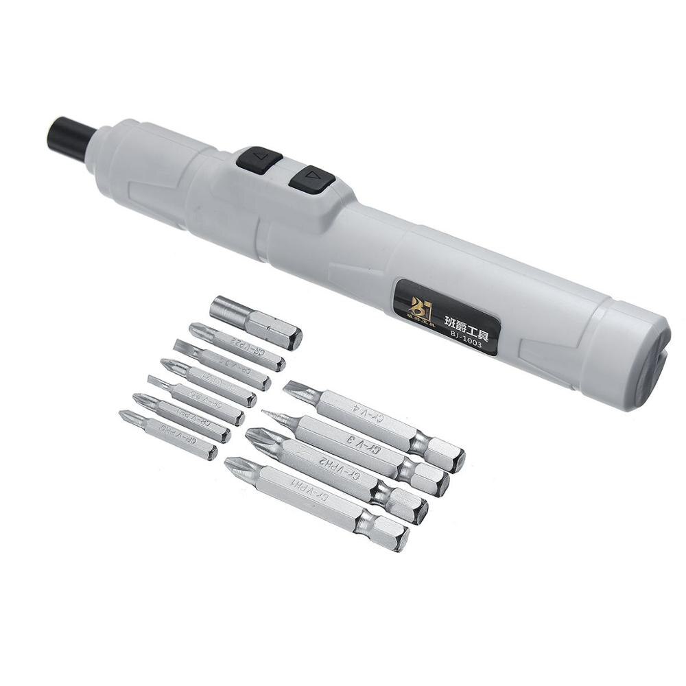 Mini Elektrische Schroevendraaier Usb Oplaadbare Draadloze Boormachine 3.6V Lithium Batterij Schroevendraaier Sets Met 11 Boren