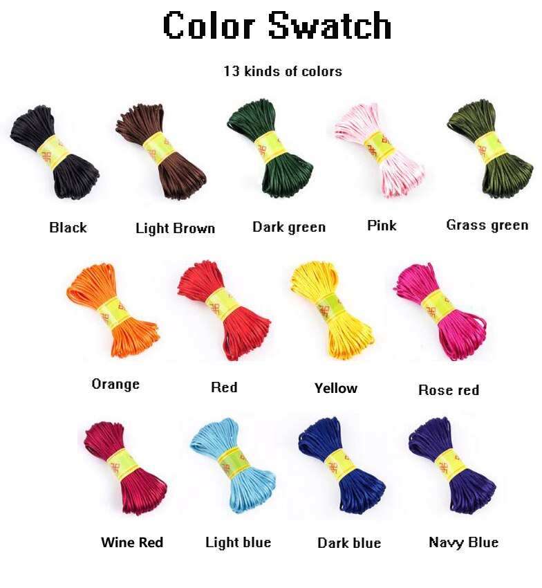 Top Simple Tricolor Steel Circle Tricyclic 13 Colors Rope Bracelet Bracelets for Men Women Jewelry