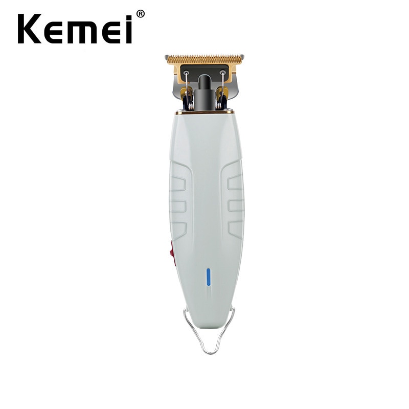 Kemei 1931 T-Outliner Beard Hair Trimmer with T-Blade Mower for All-around Outlining Dry-shaving and Fading Cutter