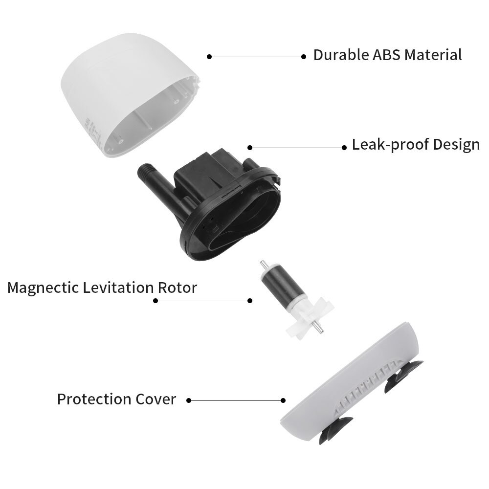 EB Series Fish Tank Submersible Pump Bottom Suction Aquarium Suction Pump Filter Mute Fecal Suction Change Pump Low Water Level