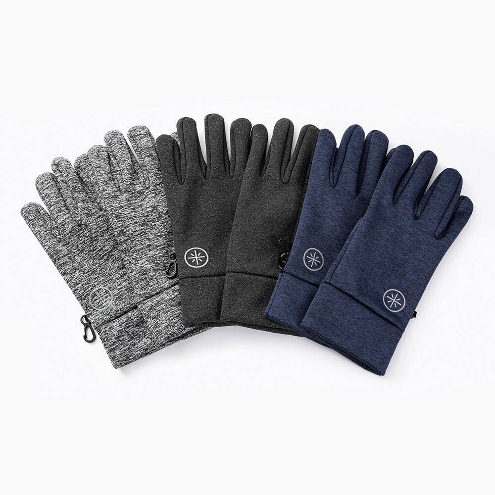 Guantes de invierno a prueba de viento para deportes al aire libre, guantes para hombre con pantalla táctil para conducir, motocicleta, esquí, guantes de lana cálidos antideslizantes para hombres