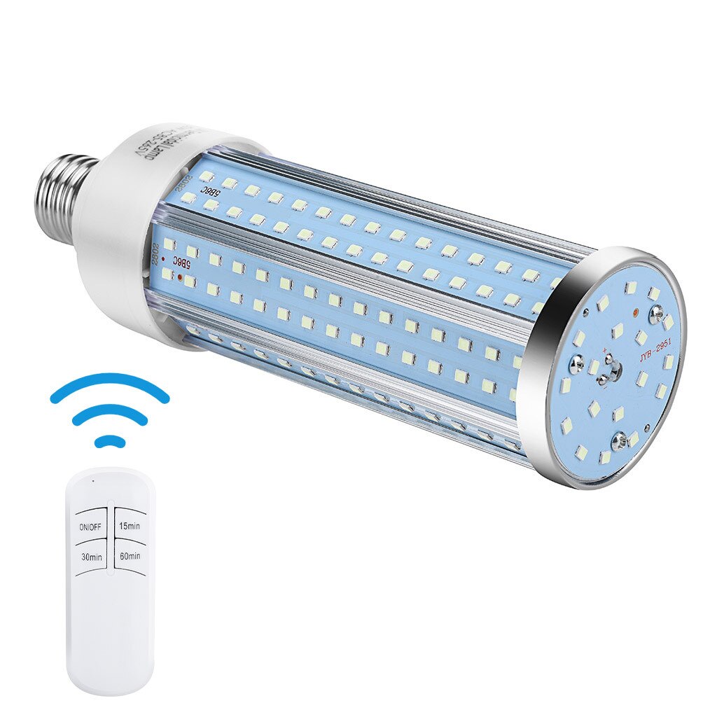 UVC Germicidal Lamp 230LED E27 60W LED Disinfection Light With Remote Control UVC Disinfection Sterilization Lamp 4.7