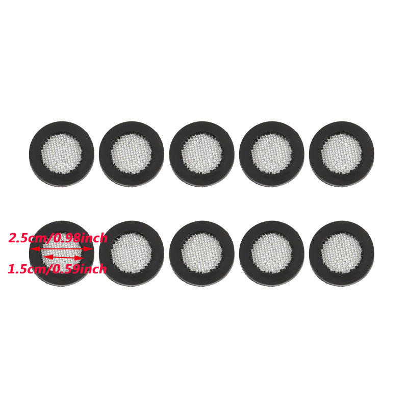 10PCS Schlauch Waschmaschine Dichtung O Ring Schlauch Dichtung Filter Net Dusche Kopf Filter Bildschirm Gummi Dicht Ring Reinigung Maschine teile: YELLOW