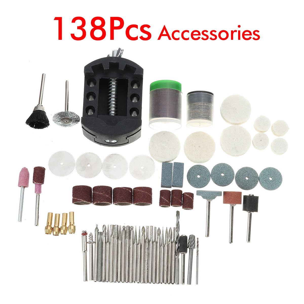 3 Speed Verstelbare Cordless Elektrische Grinder Boor Usb Opladen Roterende Tool Graveren Pen Met 110 /138/188 Accessoires: 138Pcs Accessories