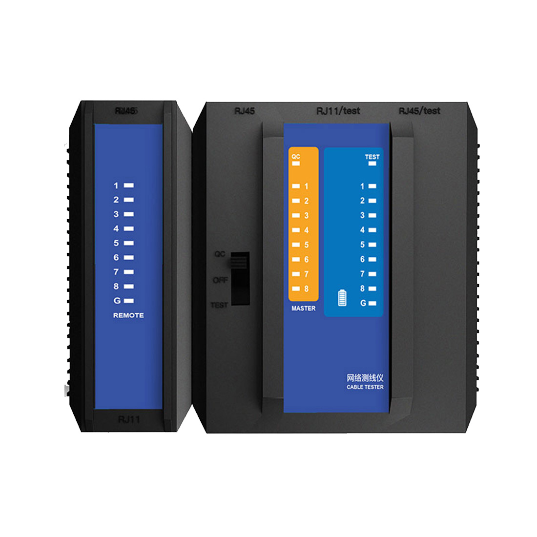 RJ45 Cable Lan Tester Network Cable Tester RJ45 RJ11 2in1 8p/6p/4p Network/Telephone Line Tester Networking Tool Network Repair