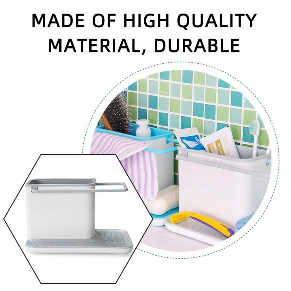 Plastic Racks Organizer For Kitchen Sink Utensils Holders Drainer Integrated Drainer Stands Tidy Utensils Towel Rack