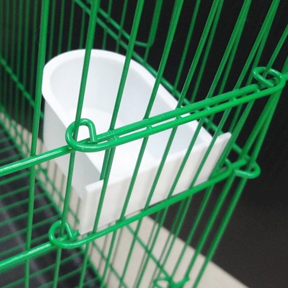 20 st plast voljär undulat cockatiel lovebird papegoja voljär husdjur bur vatten mat matare matskål
