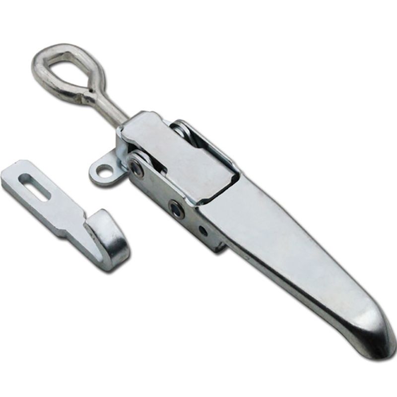 1 Set Heavy Duty Trailer Spring Hasp Container Door Handle Hasp Fastener Accessories, Truck Trailer Buckle Hasp Safety Latch