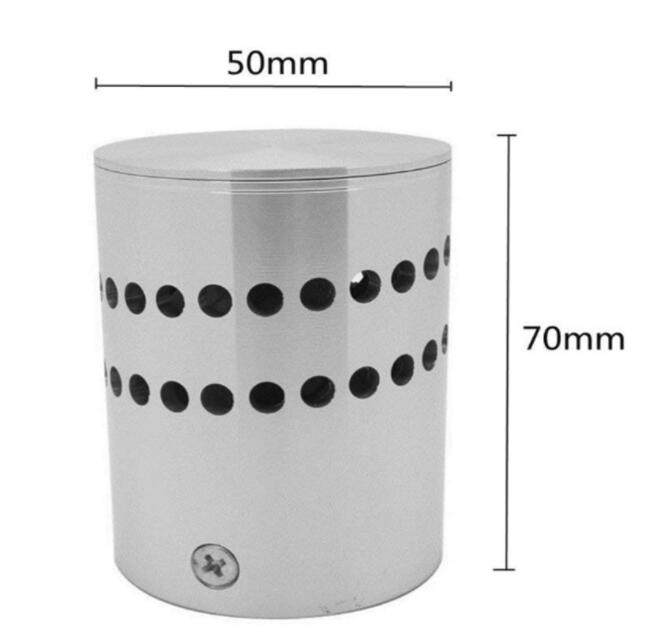 Modern 3W RGB LED Wall Lights AC85-265V Spiral Sconce Ceiling Lighting Fixtures fit for Indoor Home Aisle Foyer Bedroom Bedsides