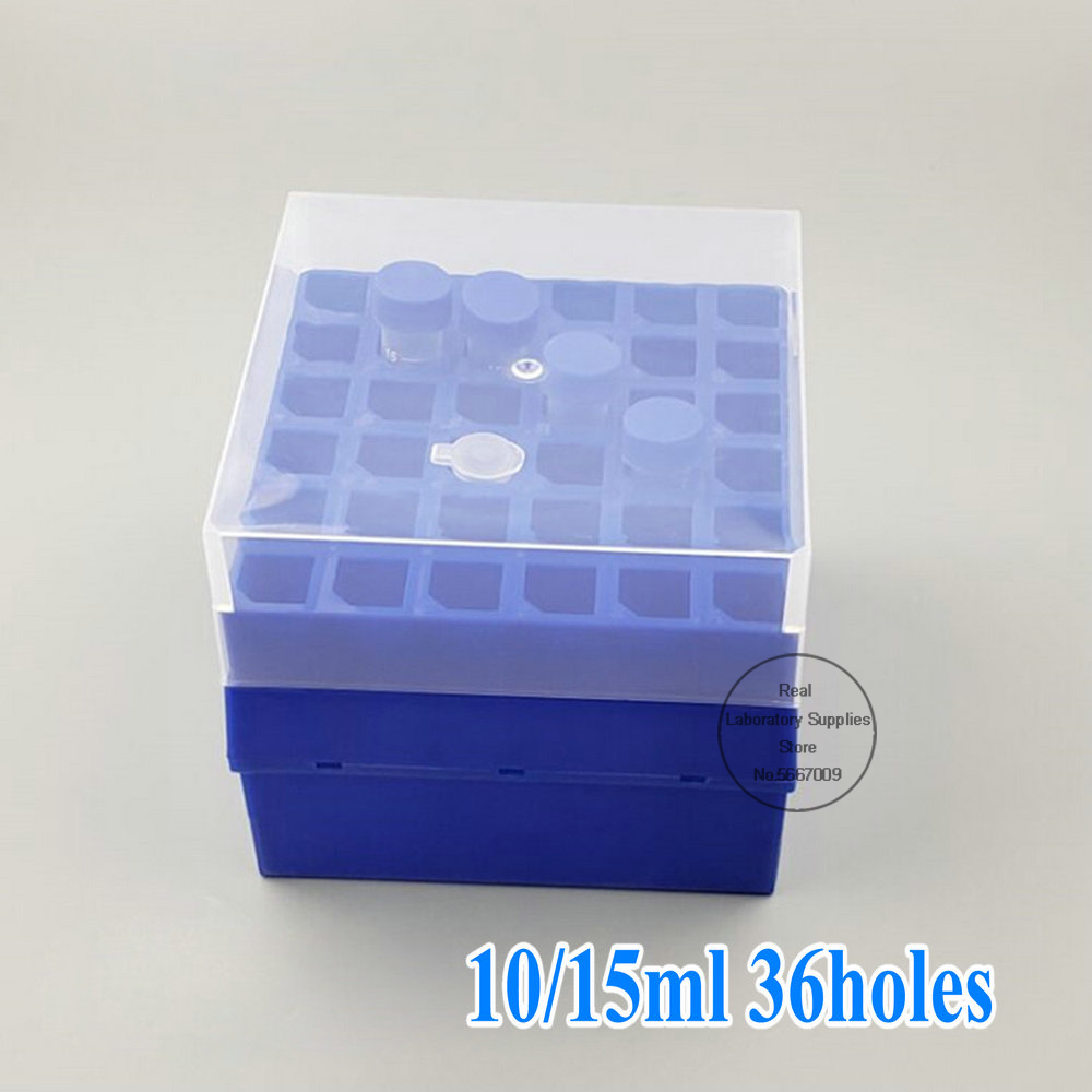 1 stk 10/15ml 50ml plast centrifugerør boks pcr rør opbevaringsstativ laboratorieartikler