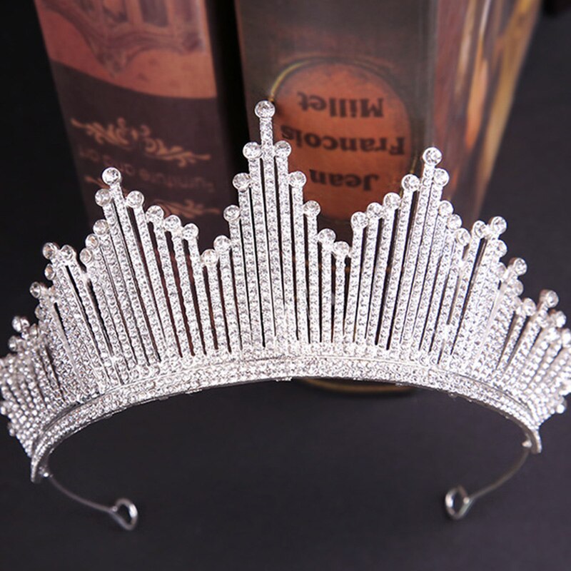 Princess Crystal Tiaras And Crowns Headband Kid Girls Bridal Prom Crown Wedding Party Accessiories Hair Jewelry - View #8