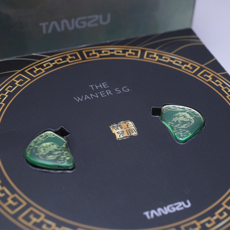 Tangzu WAN ER SG Jade Green 10mm controlador dinámico auricular intrauditivo IEM MIC diafragma compuesto de Metal N52 imán Beat-selling