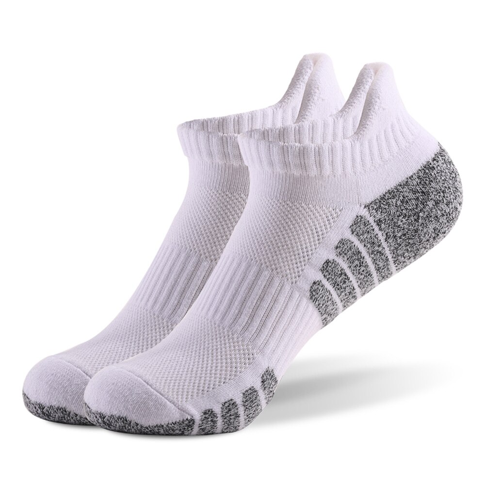 6 Pairs Sports Ankle Socks Athletic Low-cut Socks Thick Knit Autumn Winter Socks Outdoor Fitness Breathable Quick Dry Socks