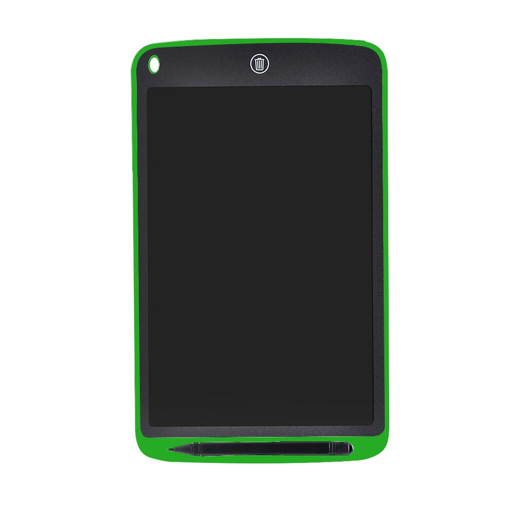 Digital Drawing Pad 8.5 Inch LCD Display Writing Sketching Tablet with Writing Stylus Pen for Education Business: Green