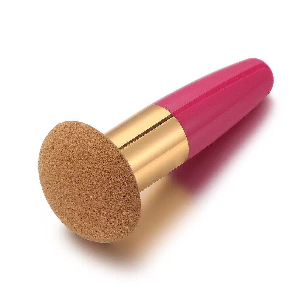 1Pc tête de champignon bouffée fond de teint éponge liquide beauté cosmétique poudre bouffée avec poignée lisse femmes visage maquillage outils directe