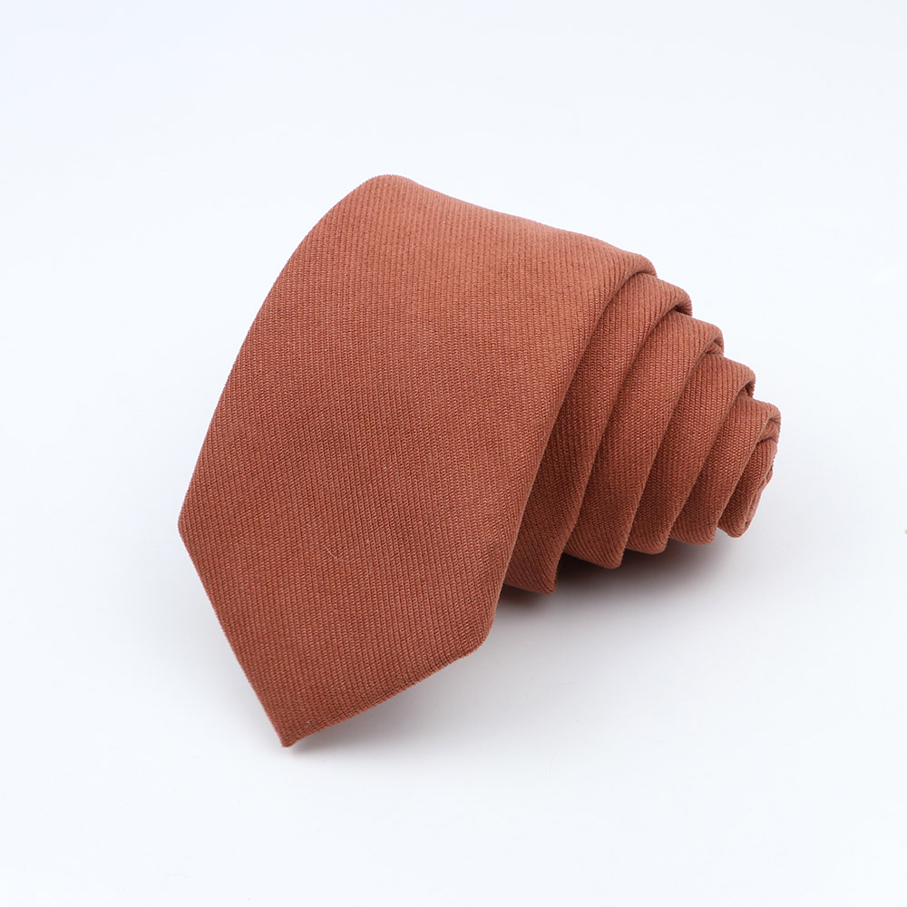 29 coloré couleur unie hommes cravate 100% coton doux velours côtelé pour hommes femmes romantique fête de mariage cravate vert rose kaki cravate: Jaune vif