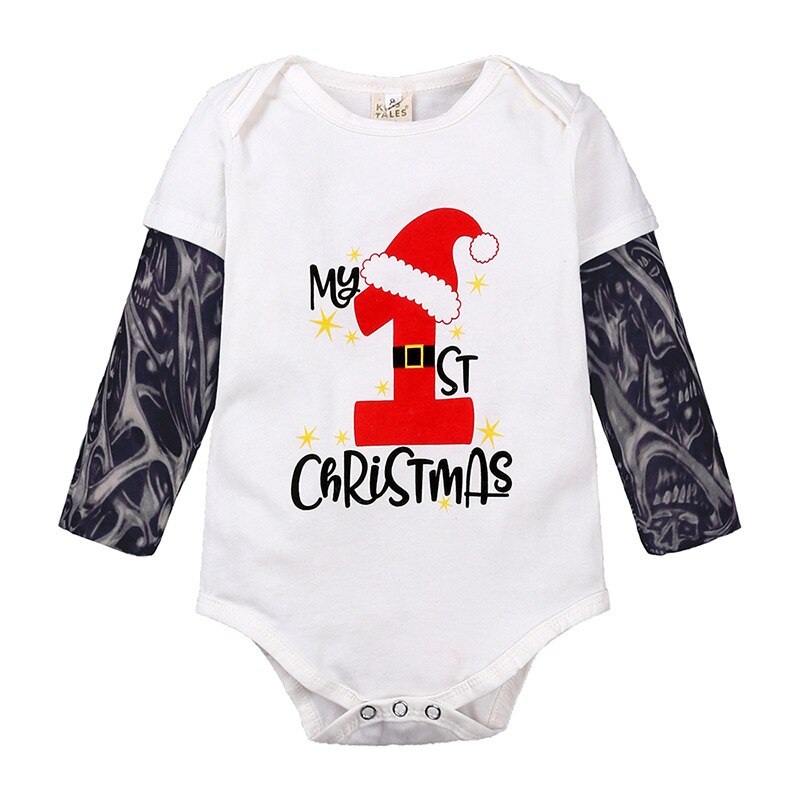 6-24 Months Toddler Boys T-shirt Christmas Baby Boy Clothes Cotton Tops Autumn Long Sleeve T-shirt For Kids Clothes