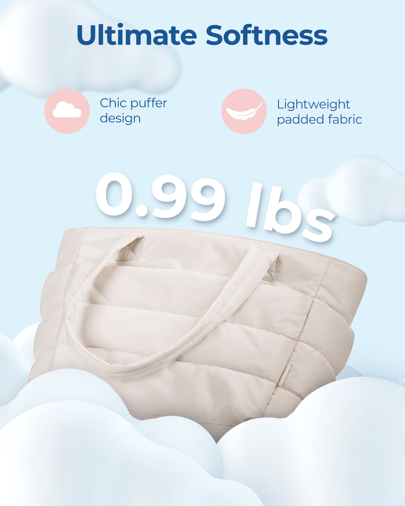 BAGSMART Bolsa feminina de grande capacidade, cor sólida, bolsa versátil para viagens, trabalho, estudante, classe, sacola de compras