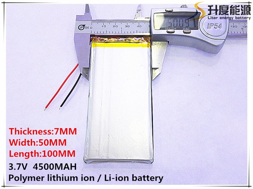 3.7V,4500mAH,[7050100] PLIB ( polymer lithium ion battery ) Li-ion battery for tablet pc,GPS,mp3,mp4,cell phone,speake