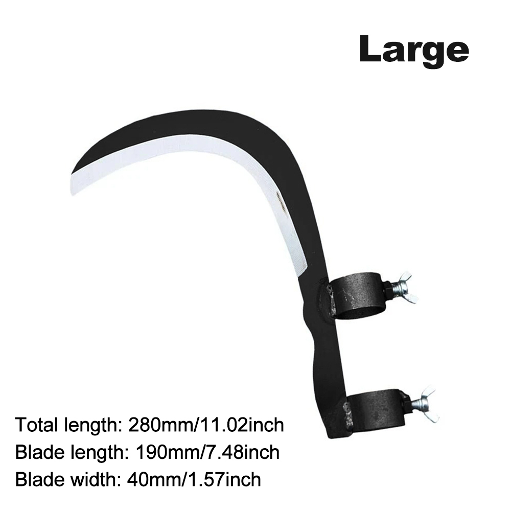 Multifunctionele Draagbare Gras Sikkel Snijkop Tarwe Grasmaaier Tuinieren Gras Wieden Mes Boerderij Zeis Sikkel Tuingereedschap: Goud