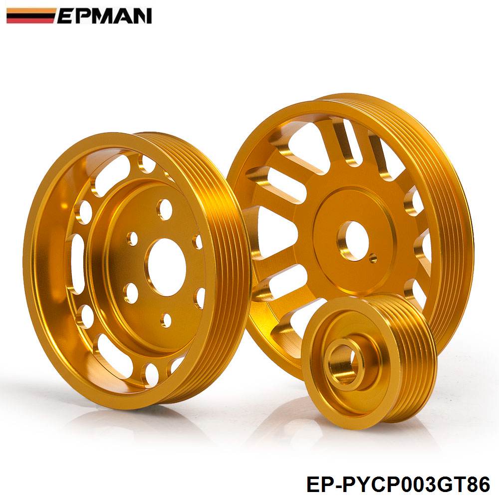 Light Weight Crank Pulley Power Steering For Toyota GT86 Subaru BRZ Scion FRS EP-PYCP003GT