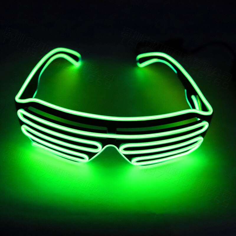 LED Gläser Licht hoch Schattierungen Blinkt Rave Hochzeit Party Brillen leuchtend glühend Nacht Zeigt Dekore Aktivitäzehn Weihnachten Versorgung