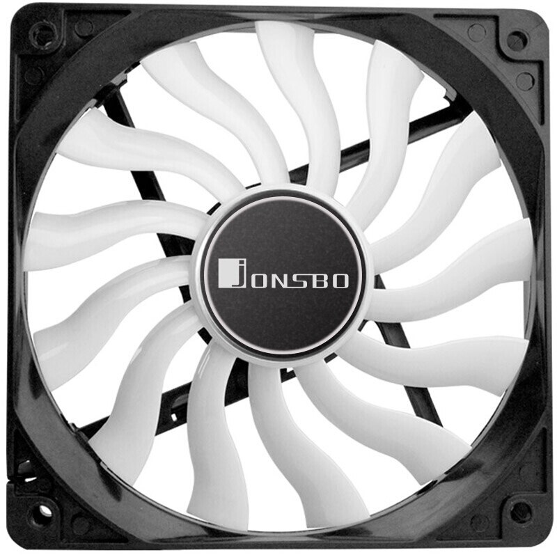 thin chassis fan 12cm silent 120mm desktop computer cooling matte