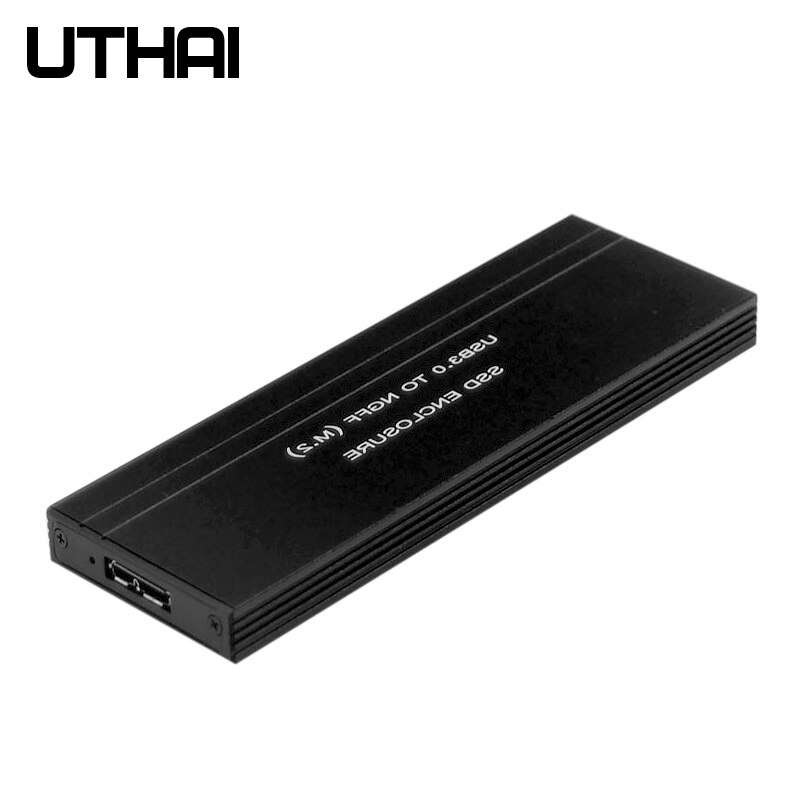 UTHAI G03 NGFF per USB3.0 scatola Mobile Del disco Rigido M.2 SSD Card Adapter Box Esterno Della Cassa per m2 SSD USB 3.0 Caso HDD: Default Title