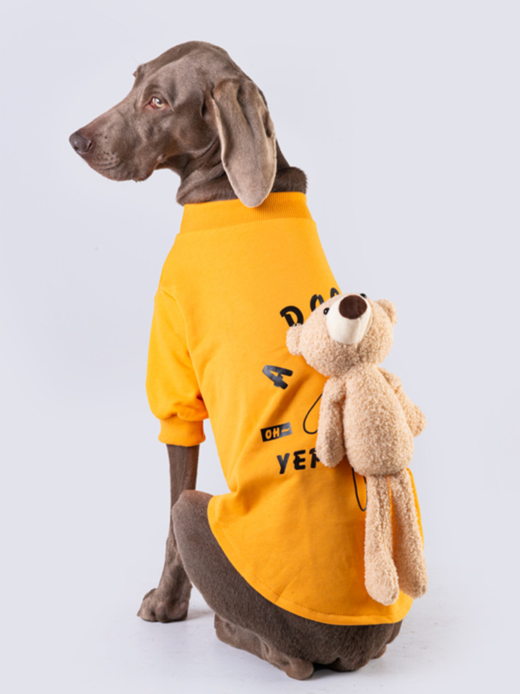 Sweat-shirt pour chien, vêtement de printemps et d&#39;automne, grand gabarit, mince et mignon, Golden Retriever Labrador Shiba Inu, accessoires pour chien