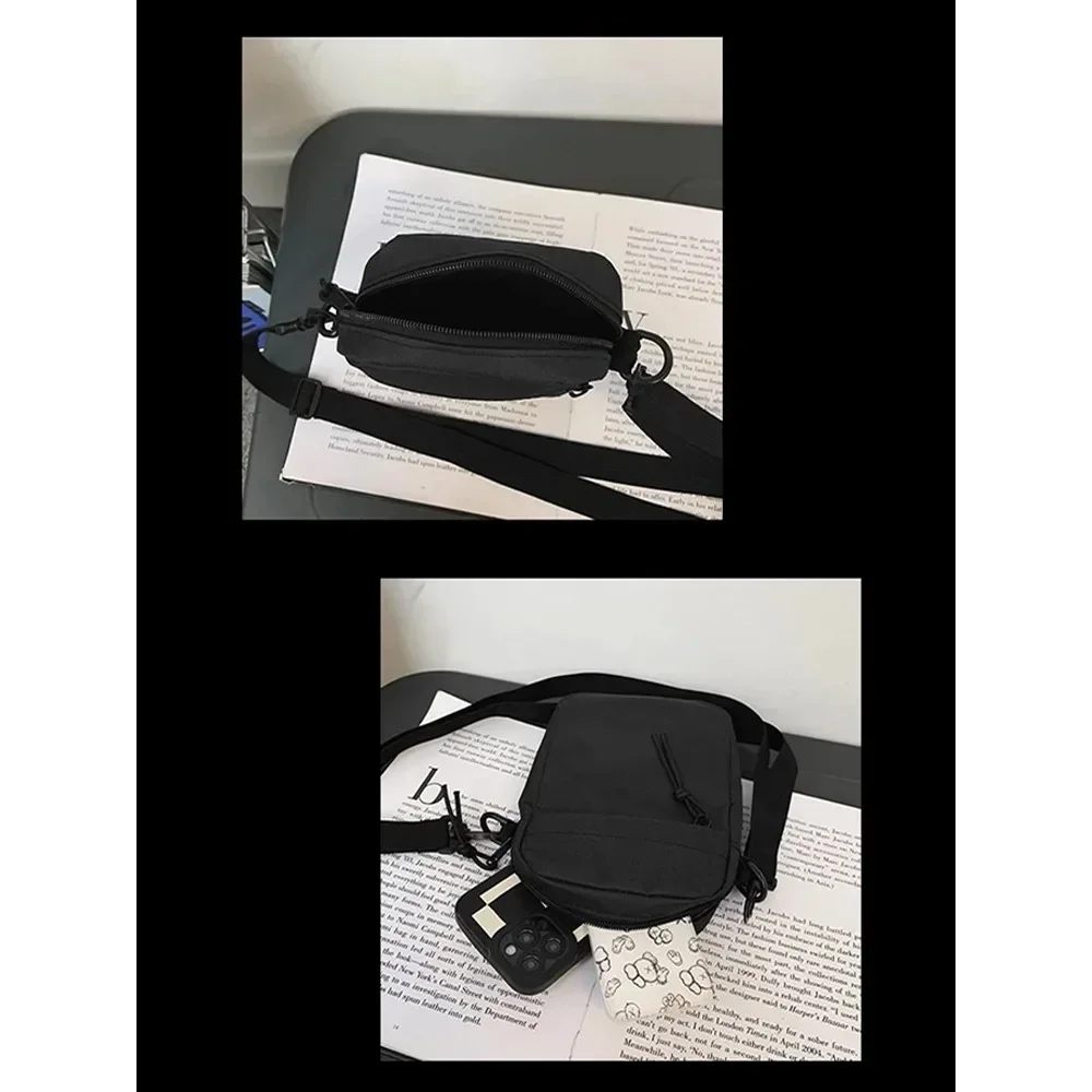 Nylon skuldertaske trendy sports-crossbody-tasker til mænd og kvinder