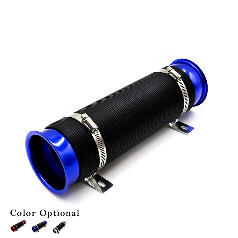 Car modification supplies telescopic tube ventilation tube intake air pipe 76MM expandable cold air intake kit