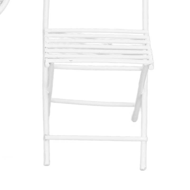 1:12 Poppenhuis Tuin Tafel Stoel Set Miniatuur Patio Bistro Poppenhuis Boekenkast Dressoir Nachtkastje Kinderstoel