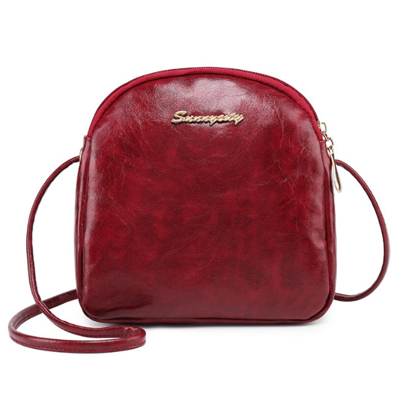 DONLEE QUEEN Shell Women Messenger Bags Cross Body Bag PU Leather Solid Vintage Mini Female Shoulder Casual Bag