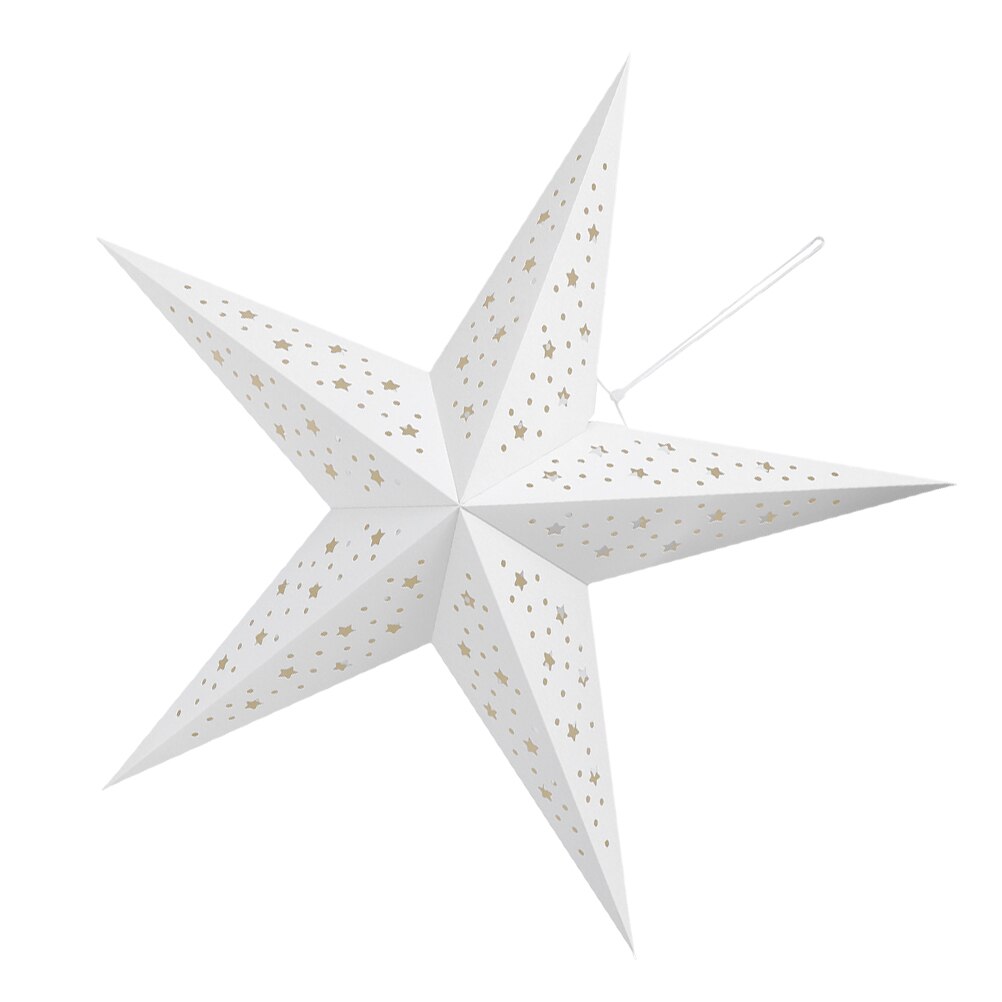 Star Shaped Lampshade, Paper Chandelier Cover Light Shade for Home