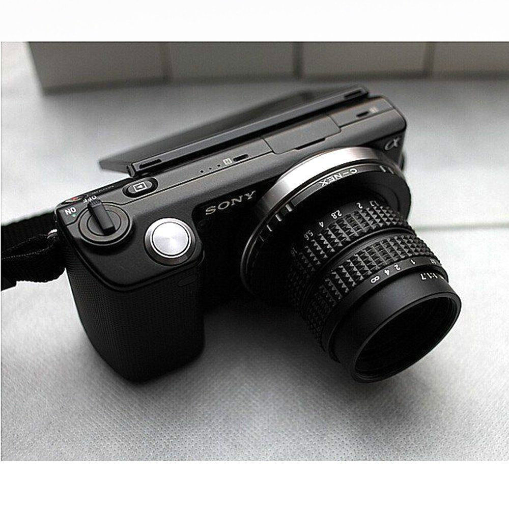 Objectif de film CCTV F1.4 de 25mm + monture C pour Nikon 1 J5 S2 J4 V3 AW1 S1 J3 V2 J2 J1 V1