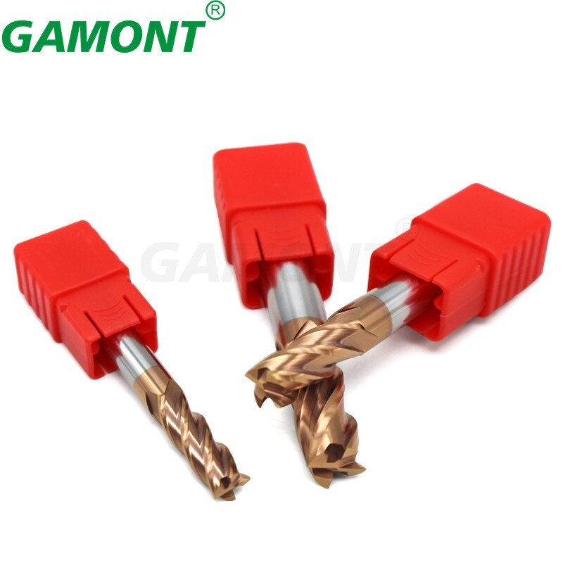 GAMONT Milling Cutter Alloy Coating Tungsten Steel Tool Cnc Maching HRC55 Endmill Top Milling Cutter Milling Machine Tools 6.0mm