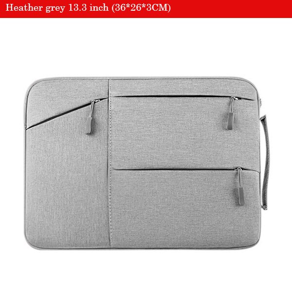 Soomile Laptop bag 15,6 pulgadas para mujeres y hombres Oxford sleeve bag notebook computer handbag case Portable men maletín a estrenar: heathergrey 13.3inch