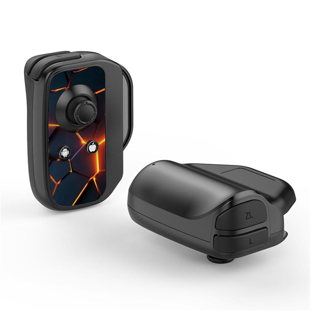 Joystick di gioco portatile Trigger Wireless compatibile Bluetooth 5.0 L1 R1 Gamepad maniglia per Android iPhone PUBG Gamepad Controller: black