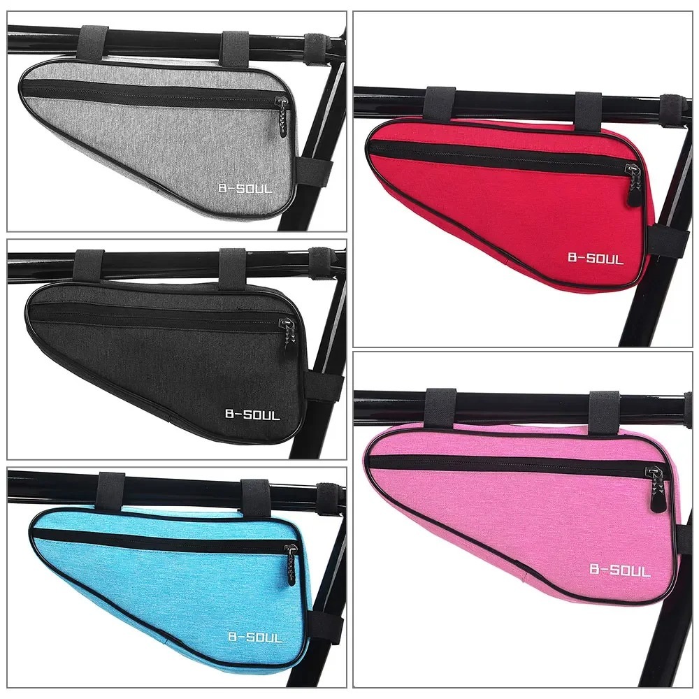 Draagbare Driehoek Mtb Frame Tassen Wegzadeltas Fietstassen Fietsopbergtas Driehoekig Zakje Draagbaar Frame Bovenbuis Tassen