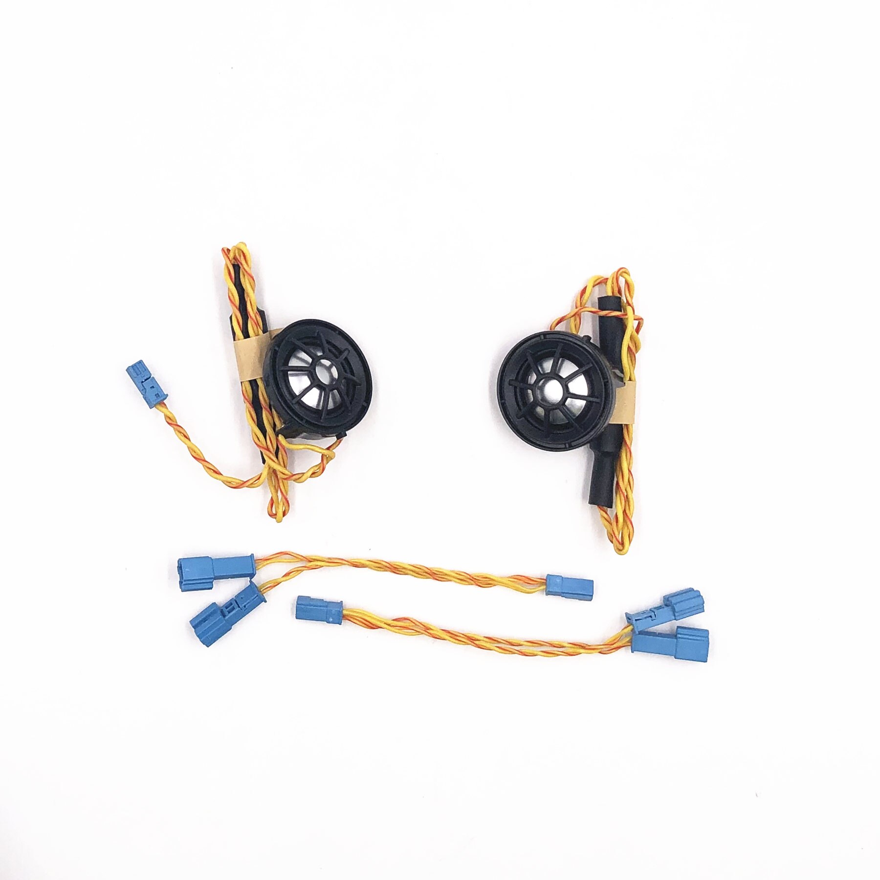 Bilhøyttaler for bmw  f10 f11 5 -serie høyttaler bil interiør front diskanthøyttaler deksel høyttaler wire abs materiale original modell: 2 stk diskant foran