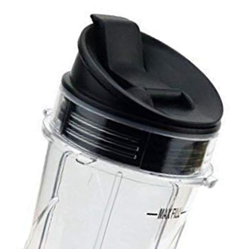 Replacement for Ninja 16 Oz Cup Single Serve - for Nutri Ninja BL770 BL780 BL660 Blender (2-Pack)