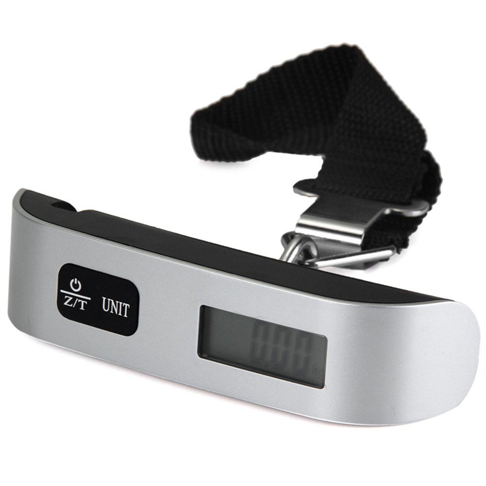 Luggage Scale Electronic Digital Scale Portable Suitcase Travel Bag Hanging Scales Balance Weight Thermometer LCD Display